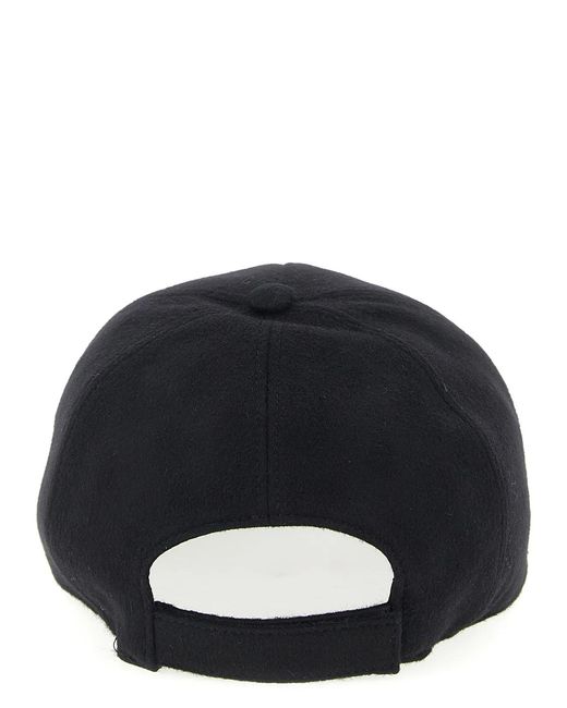 Fendi Blue Wool And Cashmere Hat