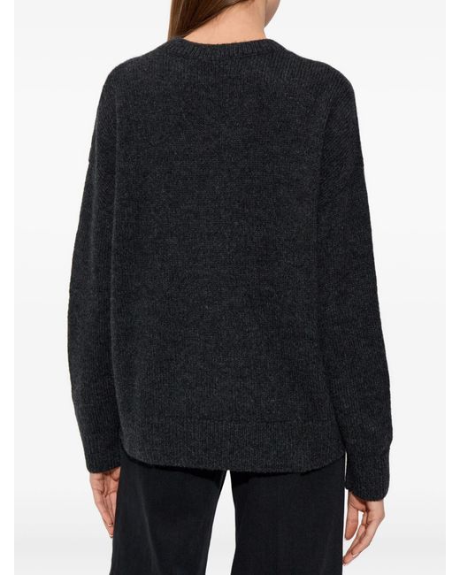 DIESEL Blue Dark Charcoal Cut-Out Sweater