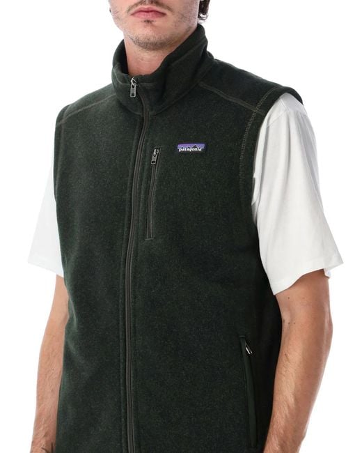 Patagonia Black Better Sweater Fleece Vest for men