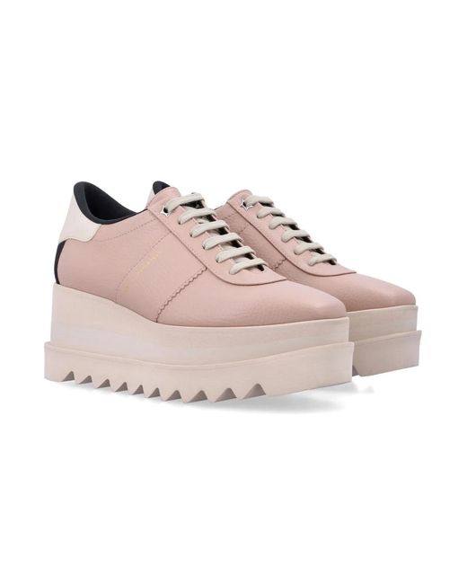 Stella McCartney Pink Sneak-Elyse Platform Trainers