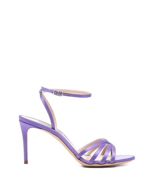 Casadei White Julia Heel Sandals