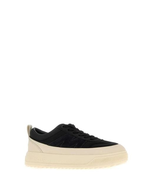 Moncler Black Canvas Altive Sneakers for men