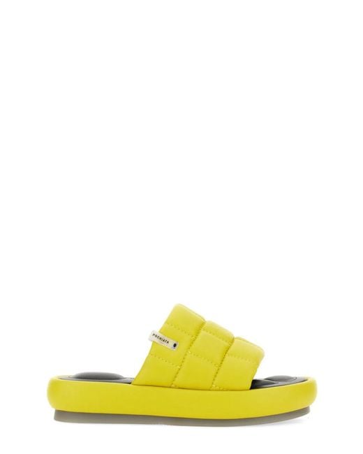 Premiata Yellow Nappa Sandal