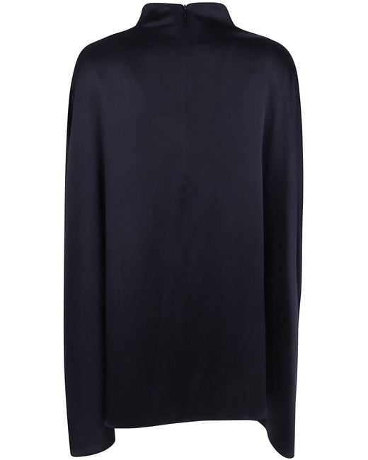 Semicouture Blue "Krystina" Classic Midi Dress