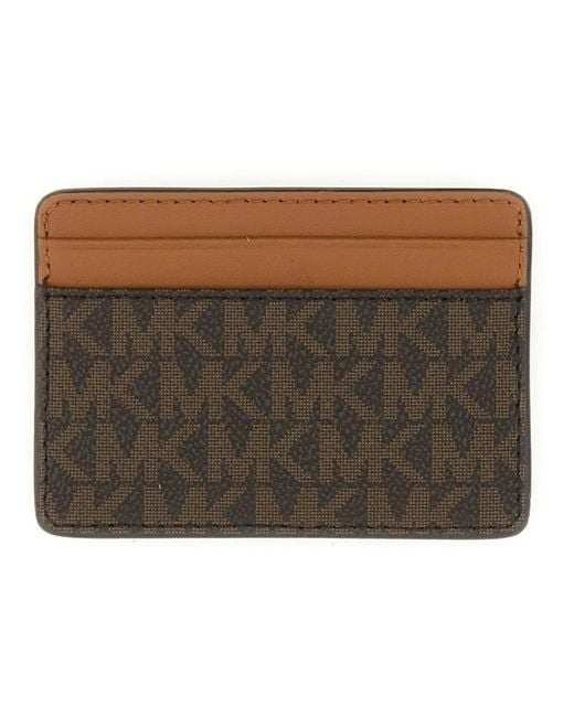 MICHAEL Michael Kors Brown Michael By Michael Kors Portacarte Con Logo