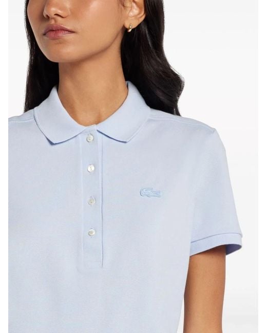 Lacoste White Cotton Polo