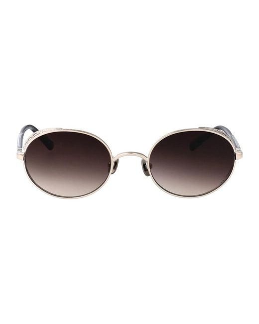 Matsuda Brown Palladium Smoke Gradient Titanium Sunglasses