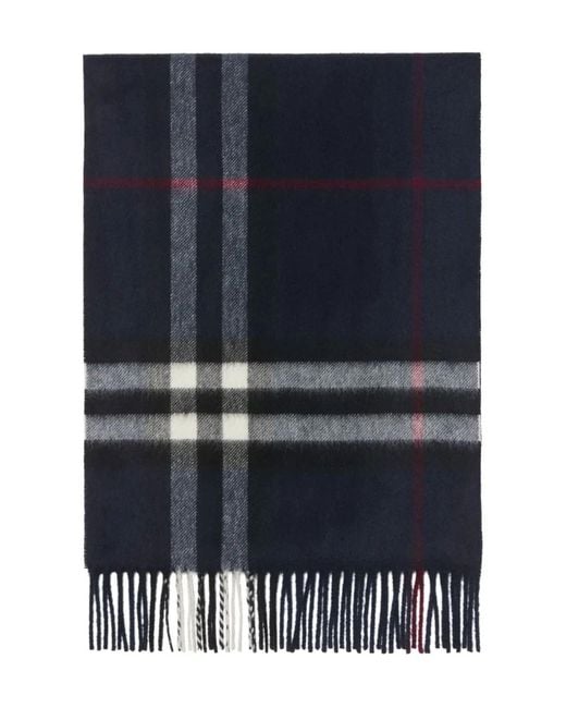 Burberry Blue Ink Wool Scarf