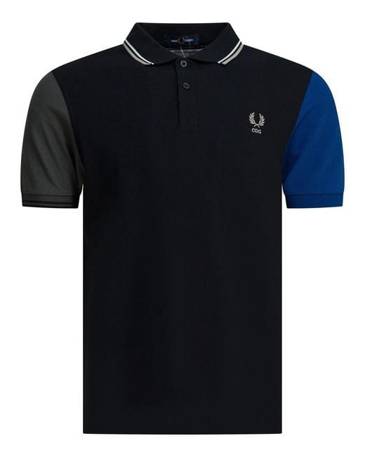 Comme des Garçons Black Shirt Cotton Polo Shirt for men