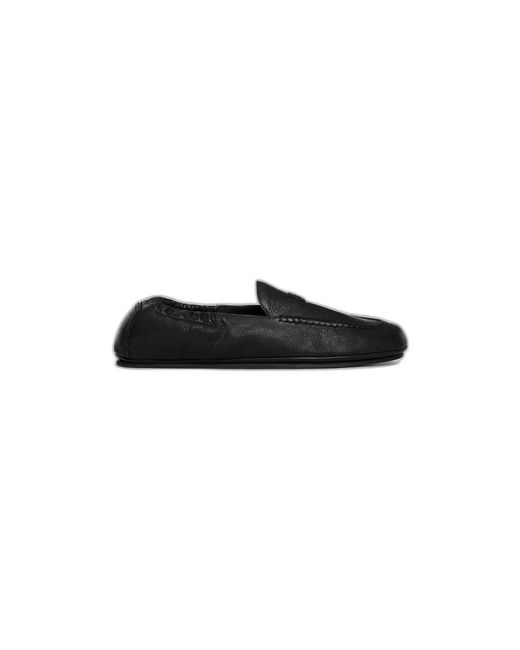 Céline Black Adam Goat Leather Loafers for men