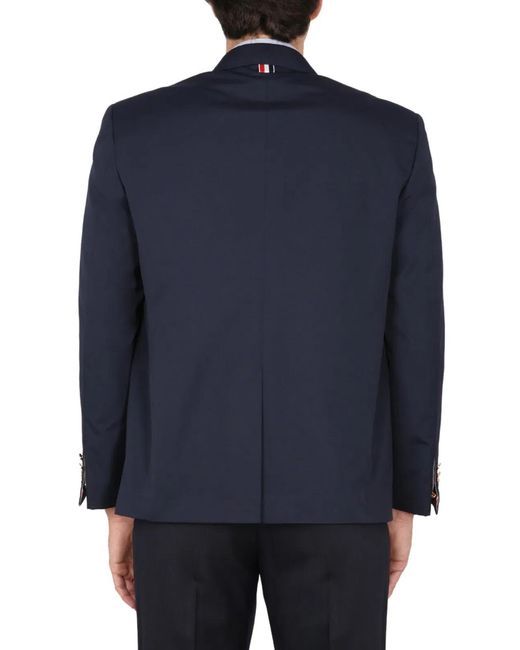 Thom Browne Blue Single-Breasted Jacket for men