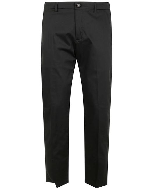 Department 5 Black Chino Prince Slim Crop for men