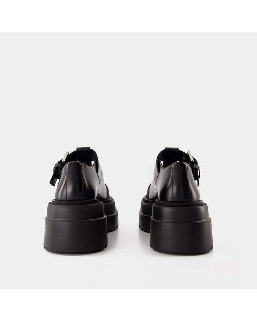 Alexander Wang Black Tova Mary Jane Platform Loafers
