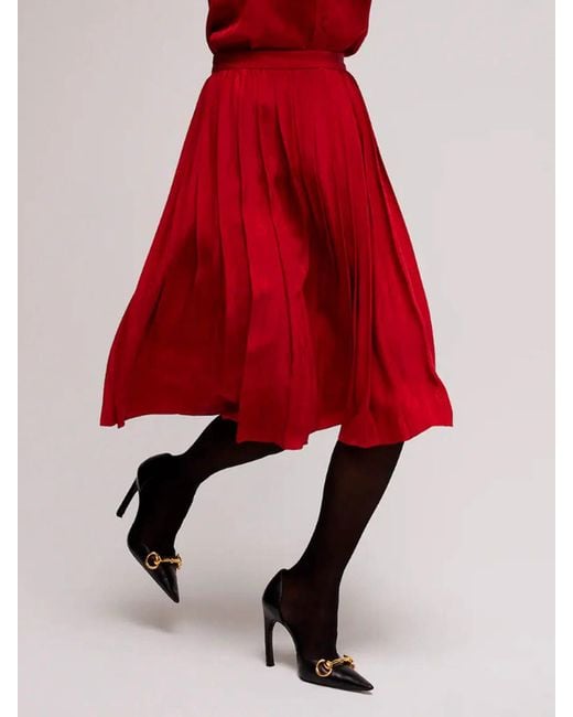 Gucci Red Skirt