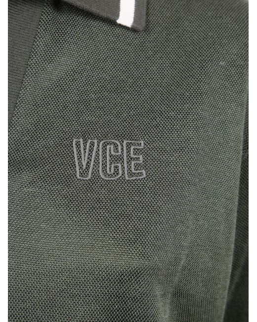 Golden Goose Deluxe Brand Gray Cotton Cropped Polo Shirt