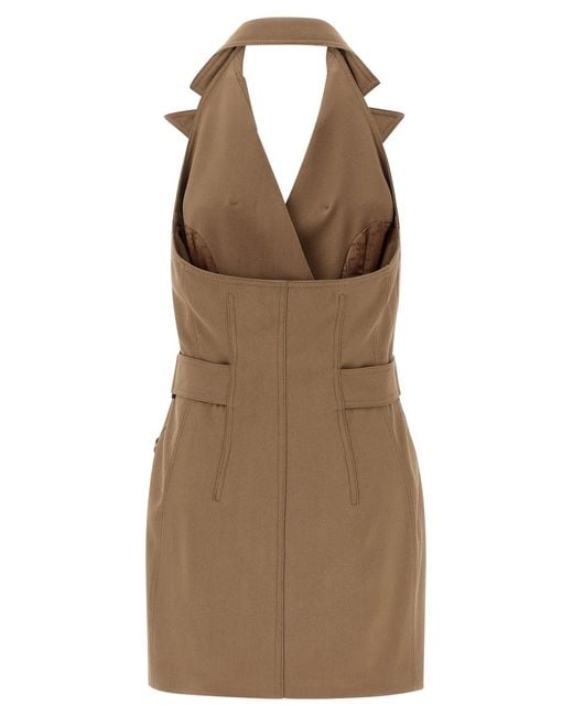 Elisabetta Franchi Natural Vest Dress