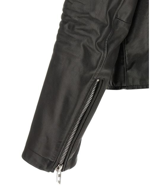DIESEL Black 'L-Eo-Wrd' Jacket for men
