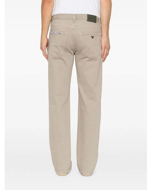 Emporio Armani White Slim Fit Denim Jeasn for men