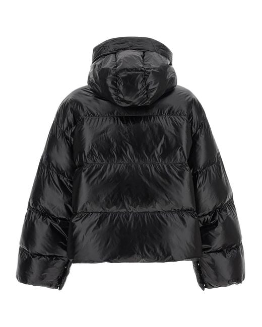 Pinko Black 'Impasto' Down Jacket