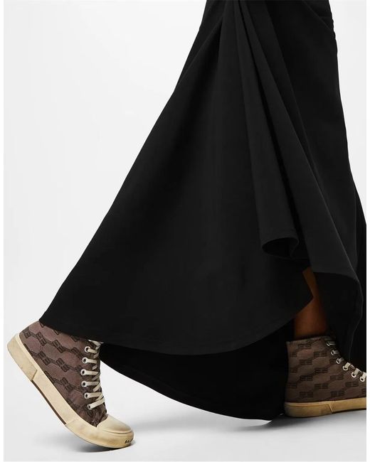Balenciaga Brown Paris Bb Monogram Logo Hi-Top Sneakers