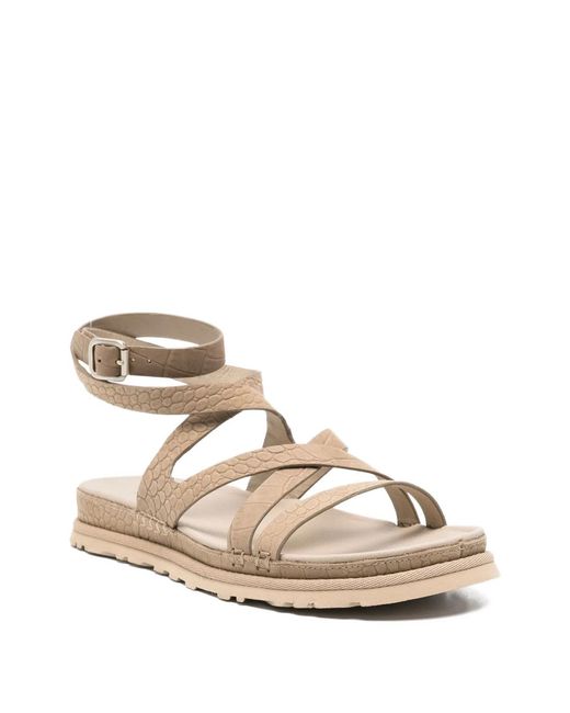 Ugg Natural W Goldengaze Embossed Ankle Wrap