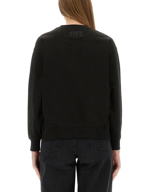 KENZO Black Cotton Sweatshirts