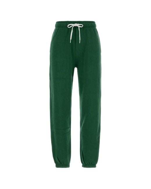 Polo Ralph Lauren Green Cotton-Blend Joggers For