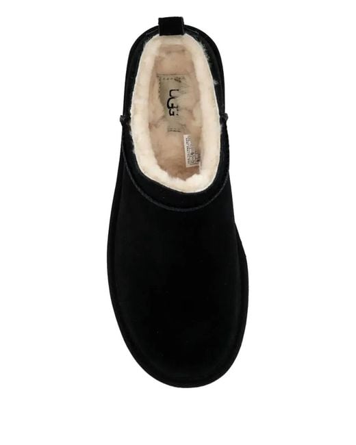 Ugg Black "Classic Micro" Boots