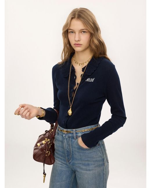 Chloé Blue Cardigan