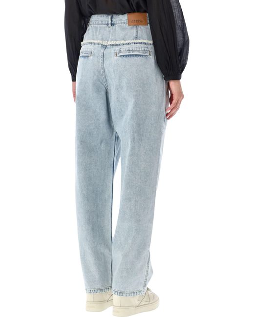 Isabel Marant Blue Isabel Marant Etoile Iniza Loose Light Den