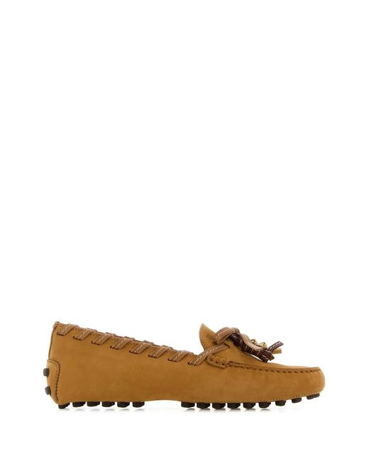 Tod's Brown Gommino 22L Nappine Mign.Infilatura