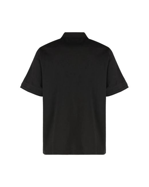 Roberto Collina Black Cotton Polo Shirt for men