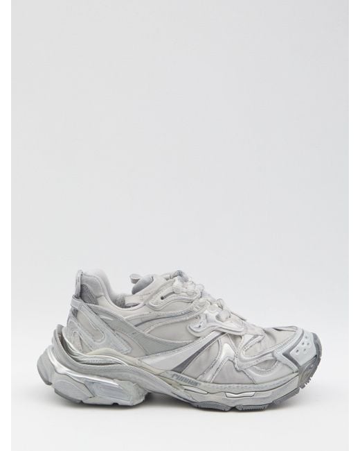 Balenciaga White Runner 2 Sneakers