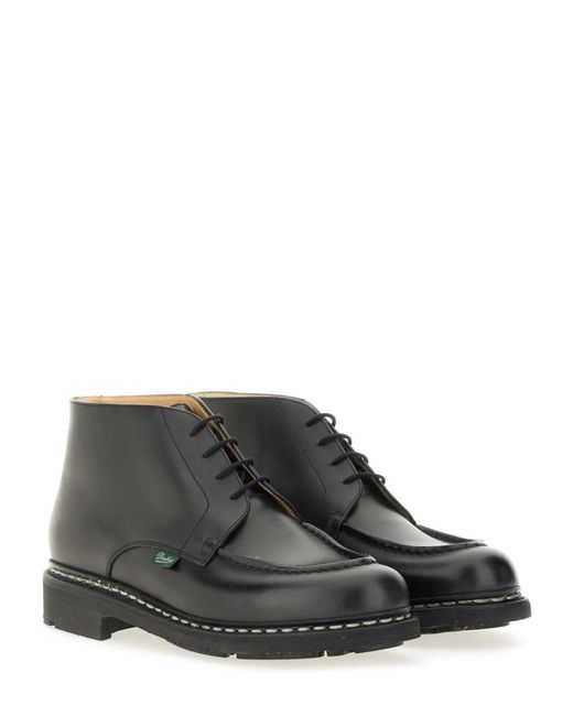 Paraboot Black Leather Boot for men
