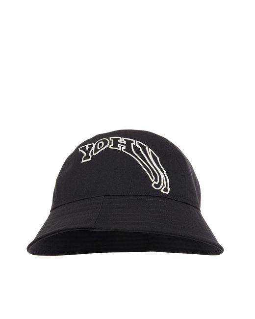 Y-3 Black Cappello Bucket for men