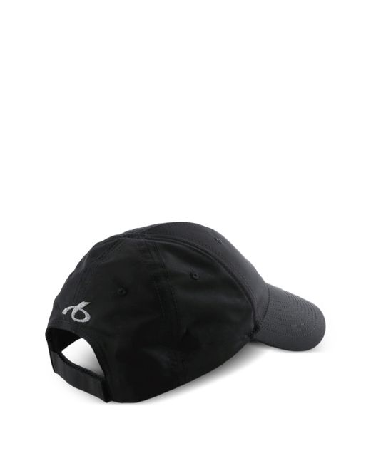 Balenciaga Black Techwear Logo Baseball Cap for men