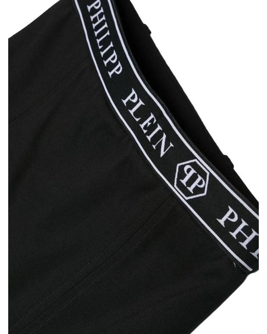 Philipp Plein Black Short Skirt