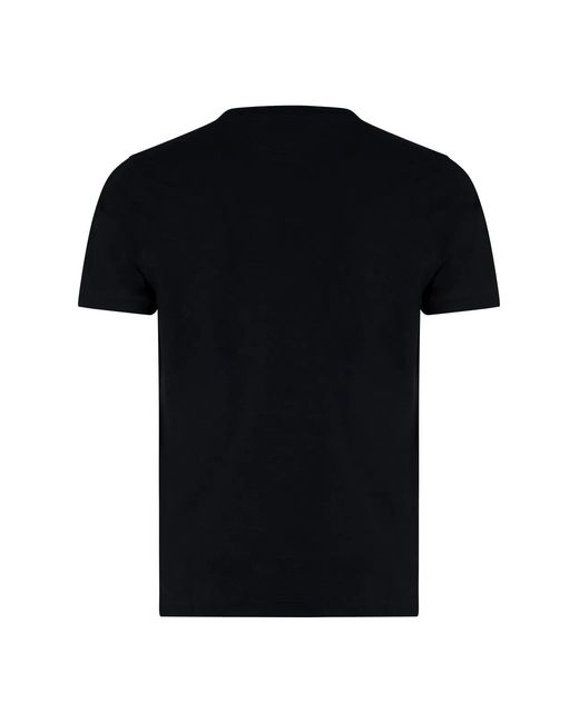 Zanone Black Short Sleeves T-Shirt for men