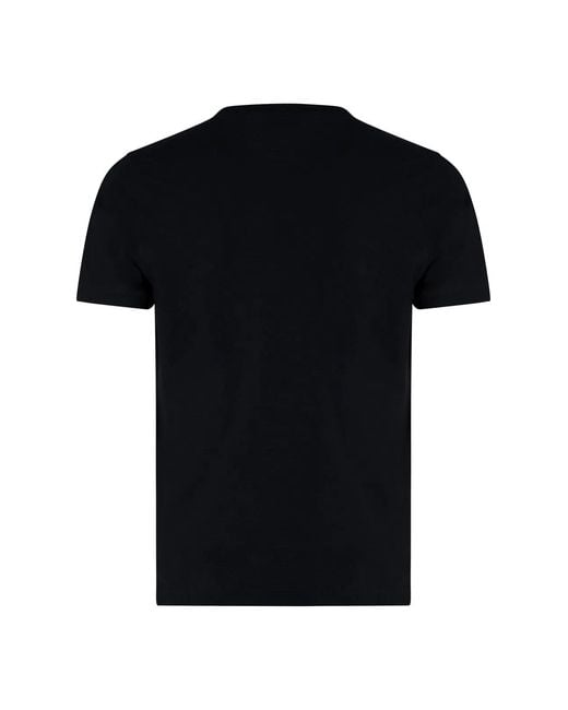 Zanone Black Short Sleeves T-Shirt for men