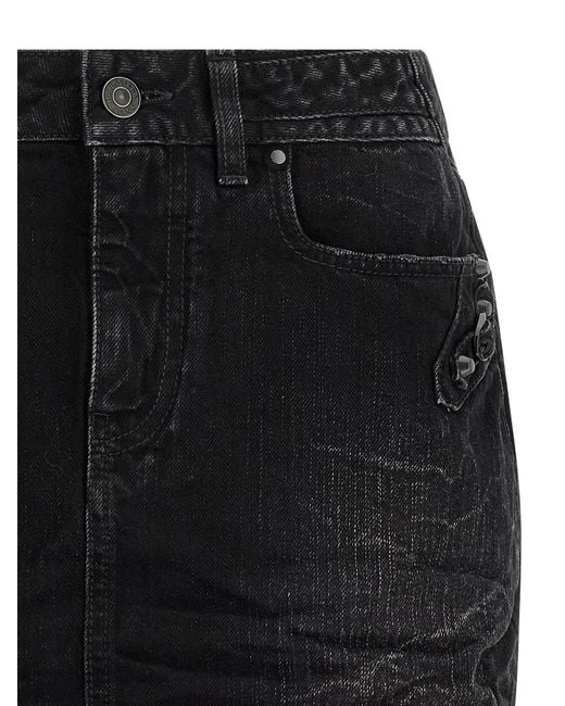 Balenciaga Black 'City' Skirt