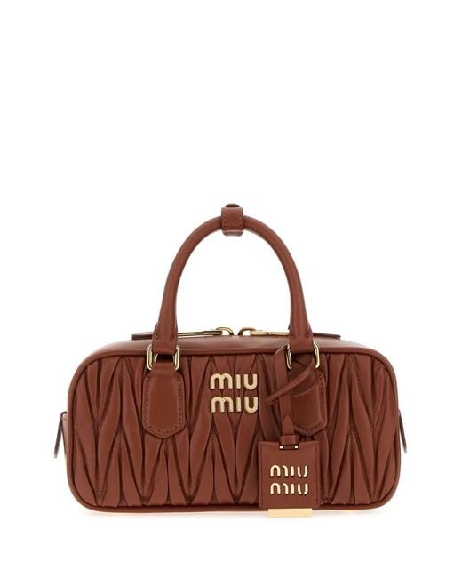 Miu Miu Brown Arcadie Bag