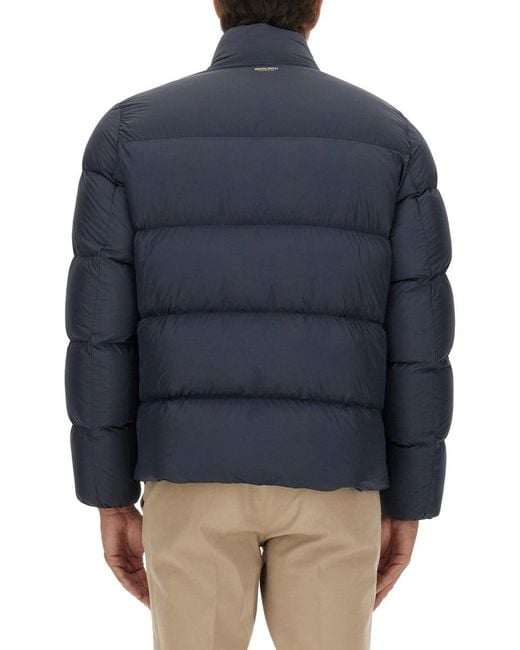 Woolrich Blue Cloud Eagle Jacket for men