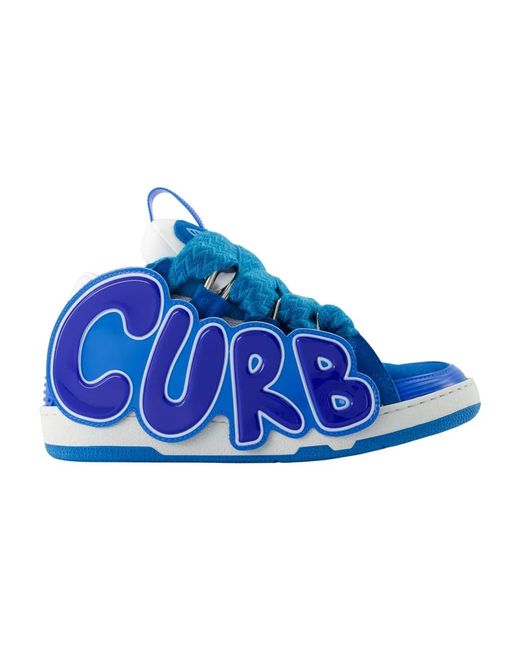 Lanvin Blue Curb Sneakers