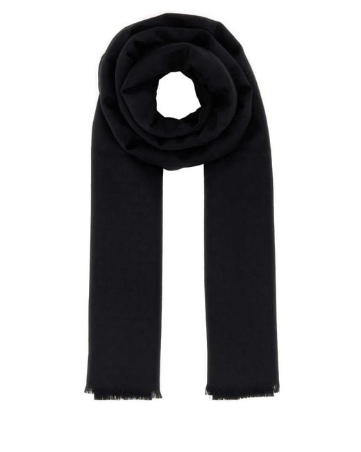 Prada Black Jacquard Scarf for men