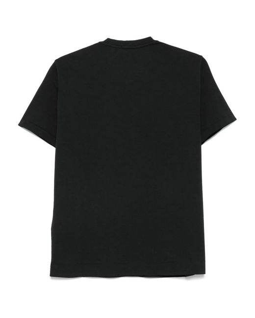 Finamore 1925 Black Cotton T-Shirt for men