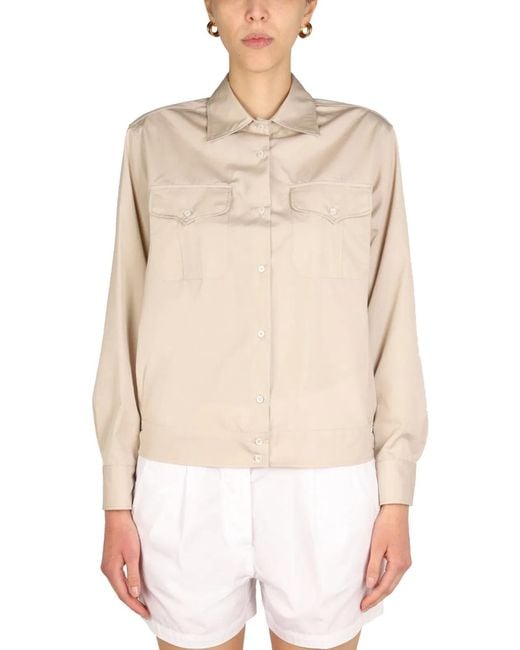 Aspesi White Poplin Shirt