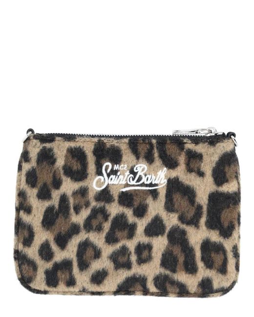 Mc2 Saint Barth Black "Parisienne Mini Felt" Bag