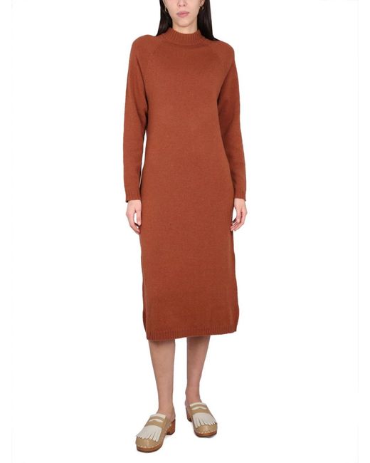 Alysi Red Knit Dress