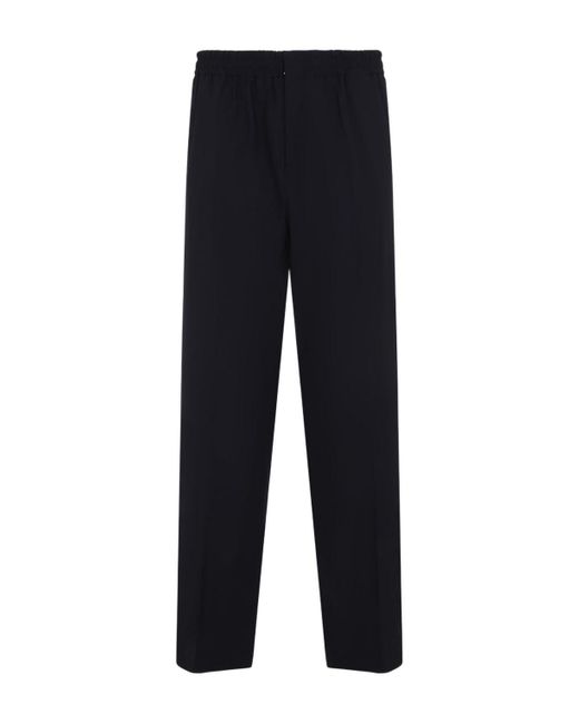 Bottega Veneta Men's Blue Wool Pants