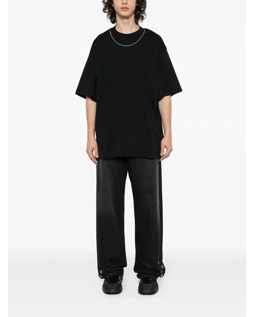Ambush Black Ballchain T-Shirt Clothing for men